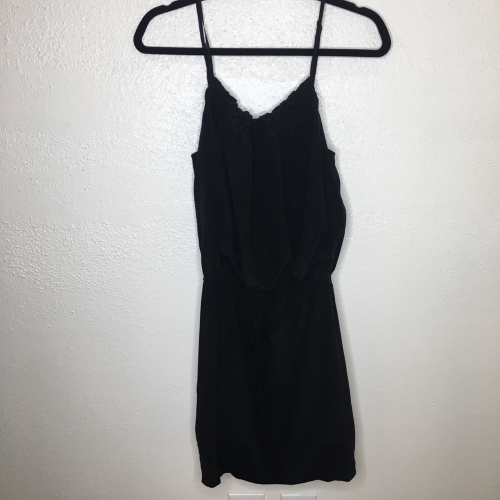 NEW Greylin Silk Little Black Dress M